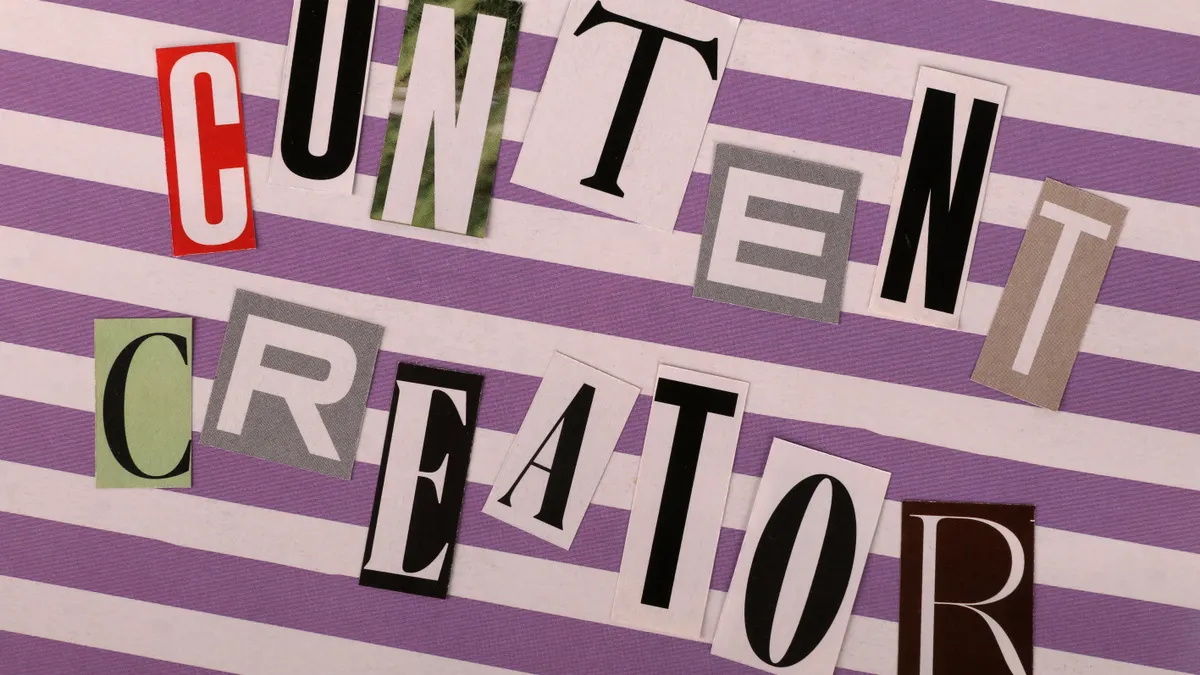 How to automate content approval and handoff steps — Creative Collage of 'Content Creator' Text